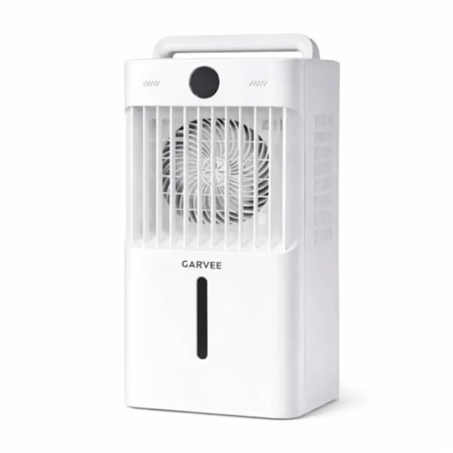 White Portable Air Conditioners Fan Evaporative Air Cooler with Remote Control 3 Fan Speeds 1600ml Water Tank 2/4/8 Hour Timer
White Portable Air Conditioners Fan Evaporative Air Cooler with Remote Control 3 Fan Speeds 1600ml Water Tank 2/4/8 Hour Timer