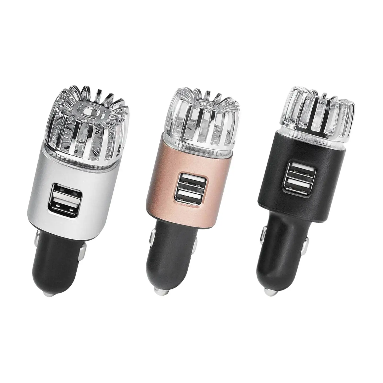 2 in 1 Car Air Purifier with Dual USB Charger Quiet 12V DC Car Air Freshener
2 in 1 Car Air Purifier with Dual USB Charger Quiet 12V DC Car Air Freshener
