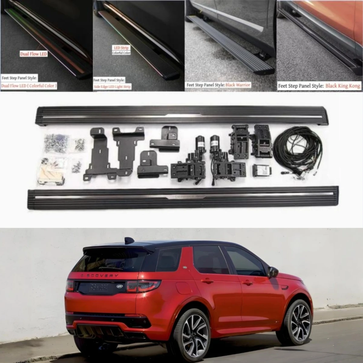 Электрические выдвижные подножки с LED-подсветкой для LAND ROVER Discovery Sport 2020-2026, автоматические выдвижные пороги с LED-подсветкой, подножки-ступеньки
Электрические выдвижные подножки с LED-подсветкой для LAND ROVER Discovery Sport 2020-2026, автоматические выдвижные пороги с LED-подсветкой, подножки-ступеньки