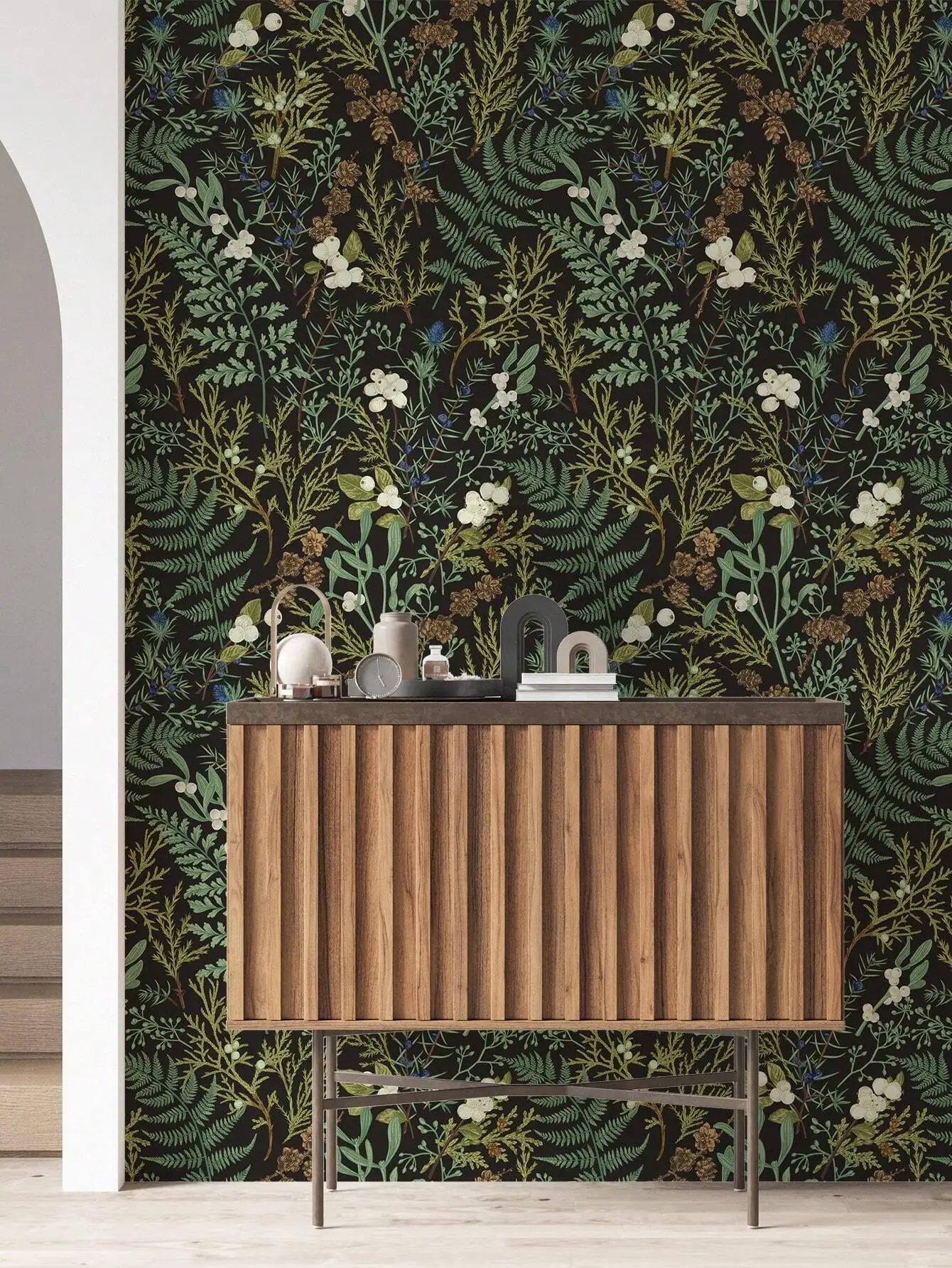 17.7in*9.8ft*1pc Fern Peel And Stick Wallpaper, Waterproof Renovated Plant Wall Sticker, Removable Mural, Decor, Wall Art, Wal
17.7in*9.8ft*1pc Fern Peel And Stick Wallpaper, Waterproof Renovated Plant Wall Sticker, Removable Mural, Decor, Wall Art, Wal