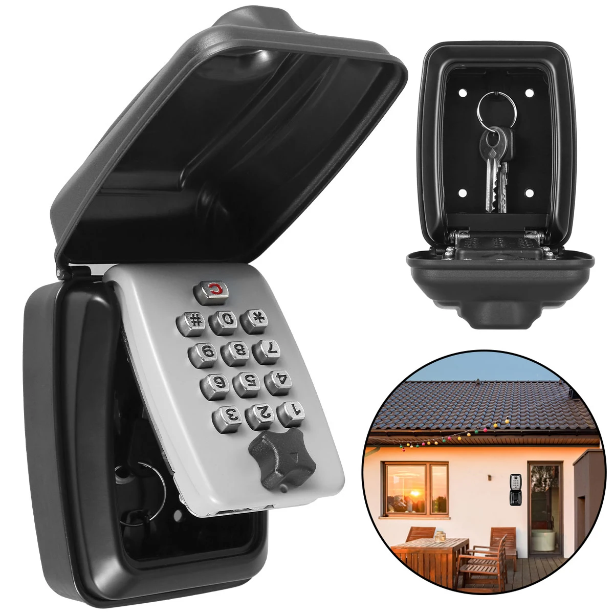 Настенный ящик для хранения запасных ключей, безопасный водонепроницаемый противоугонный ящик для ключей, портативный комбинированный ящик для ключей для офиса и дома
Настенный ящик для хранения запасных ключей, безопасный водонепроницаемый противоугонный ящик для ключей, портативный комбинированный ящик для ключей для офиса и дома