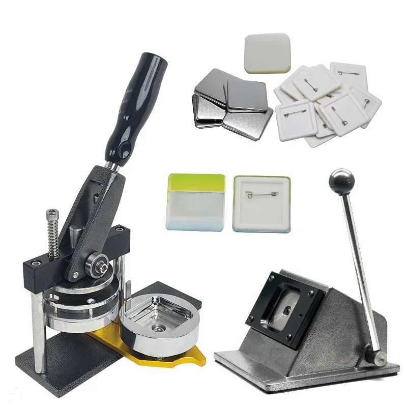 Машина для изготовления квадратных значков, с резаком и 100 комплектами материалов для значков, 55x55 мм. Хит продаж.
Машина для изготовления квадратных значков, с резаком и 100 комплектами материалов для значков, 55x55 мм. Хит продаж.