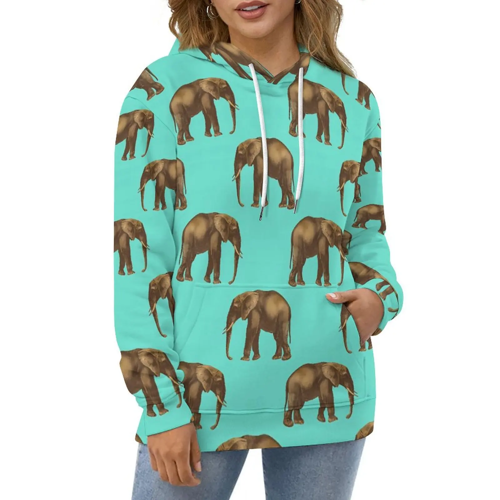 Cute Elephant Hoodies Long Sleeve Vintage Animal Print Cute Casual Hoodie Autumn Hip Hop Oversized Printed Loose Sweatshirts
Cute Elephant Hoodies Long Sleeve Vintage Animal Print Cute Casual Hoodie Autumn Hip Hop Oversized Printed Loose Sweatshirts