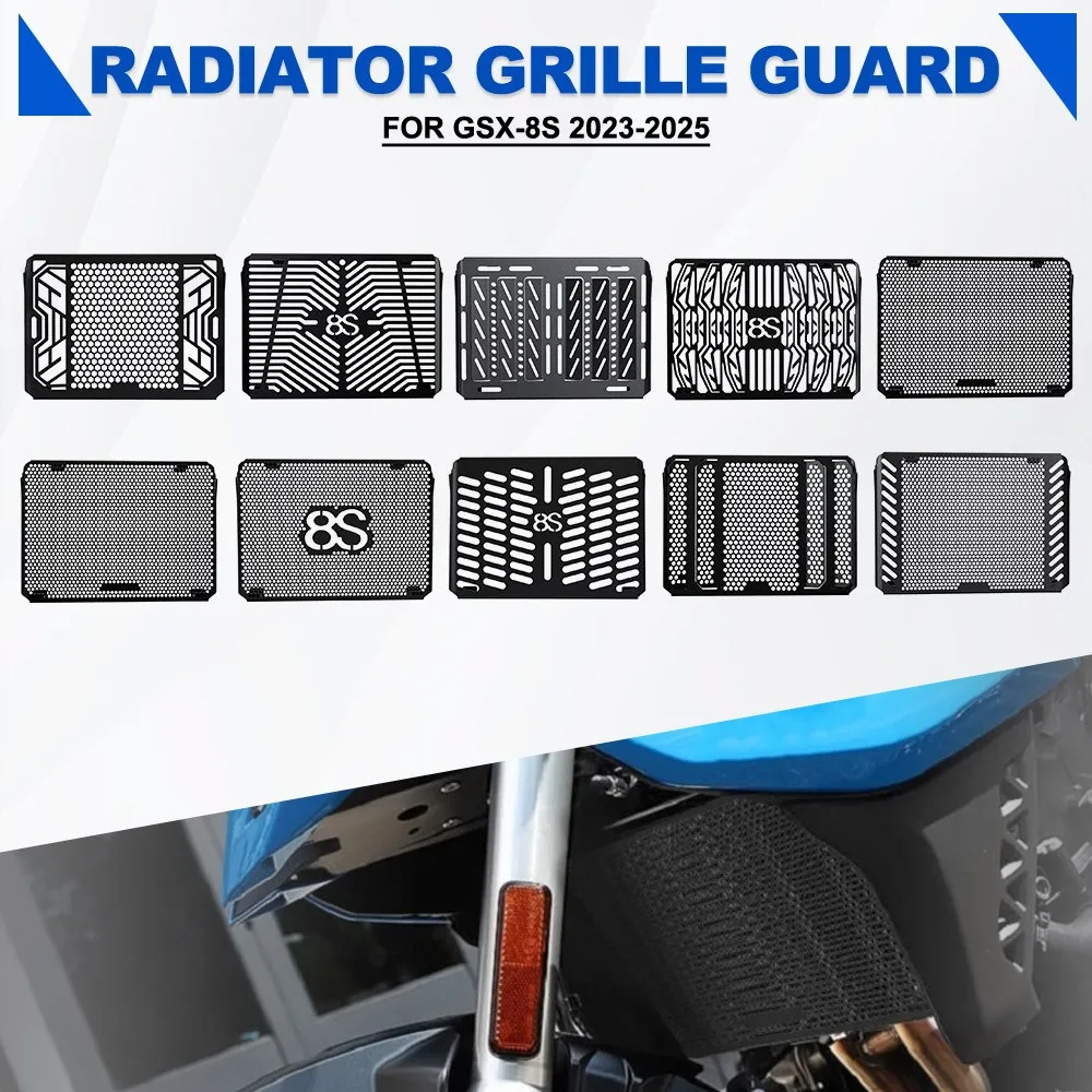 GSX8S Motorcycle Accessories Radiator Guard Grill Cover Protector Water Tank Radiator 2025 GSX 8S FOR SUZUKI GSX-8S 2023-2024
GSX8S Motorcycle Accessories Radiator Guard Grill Cover Protector Water Tank Radiator 2025 GSX 8S FOR SUZUKI GSX-8S 2023-2024