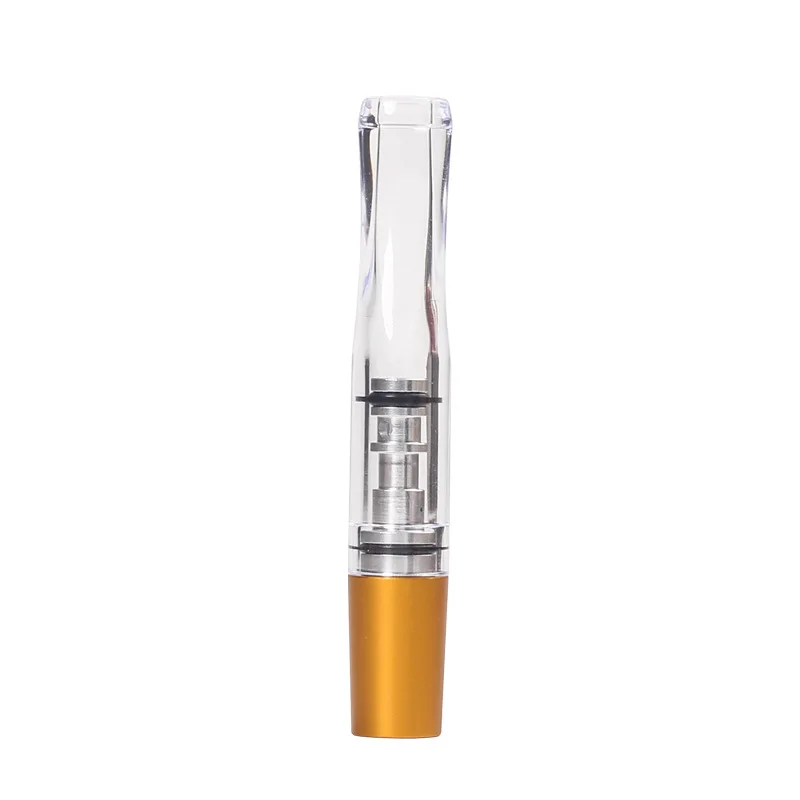 New 1pcs Clear Cigarette Holder Gold Color regular cigarette Filter mouthpiece Smoke Smoking Accessories
New 1pcs Clear Cigarette Holder Gold Color regular cigarette Filter mouthpiece Smoke Smoking Accessories
