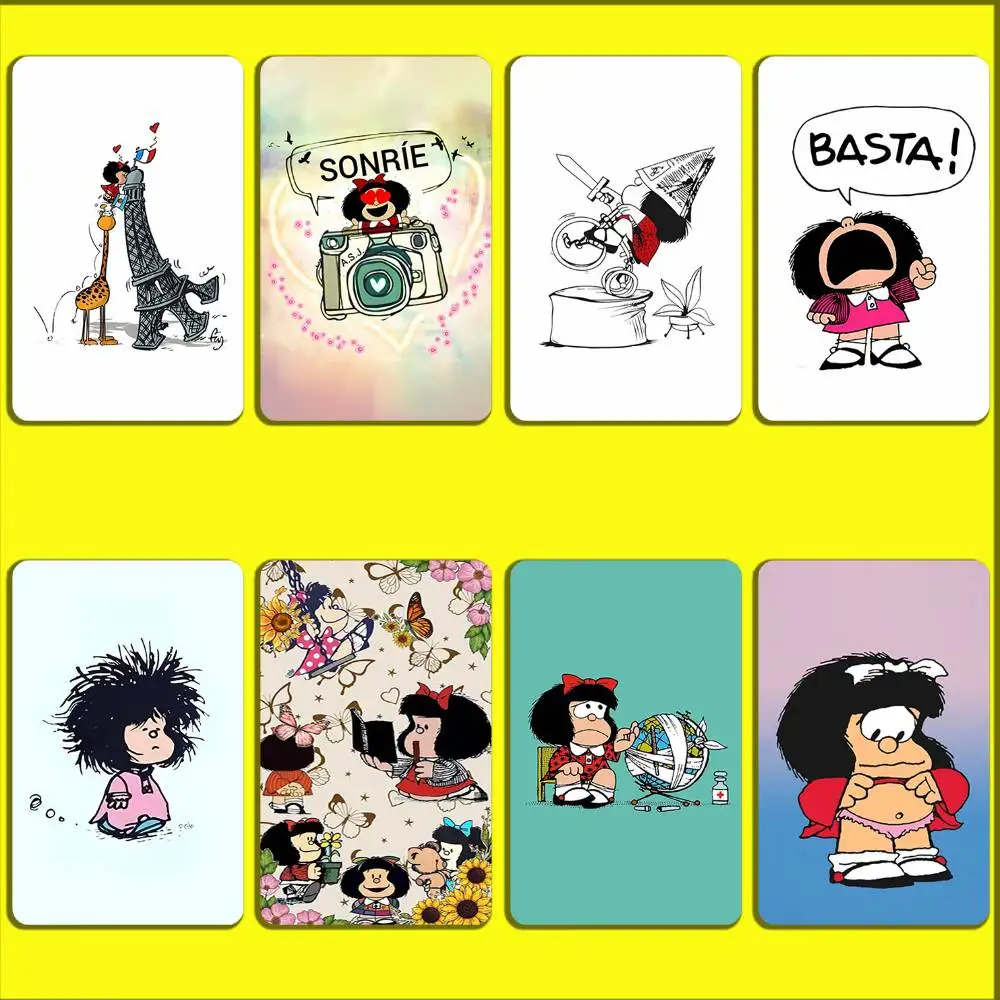 Funny Cartoon M-Mafalda Card Stickers For Debit Bank Credit Cards Metro Bus Pass Sticker Decoration Cover Skin
Funny Cartoon M-Mafalda Card Stickers For Debit Bank Credit Cards Metro Bus Pass Sticker Decoration Cover Skin