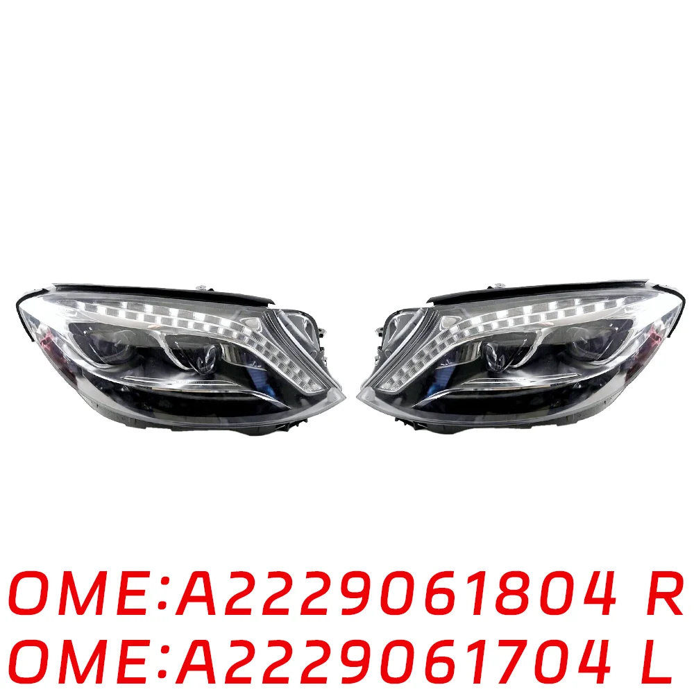 Suitable for Mercedes Benz W222 headlights Hernia lamp A2229062304 A2229062404 A2228207961 A2228208061 auto parts Lamp group
Suitable for Mercedes Benz W222 headlights Hernia lamp A2229062304 A2229062404 A2228207961 A2228208061 auto parts Lamp group