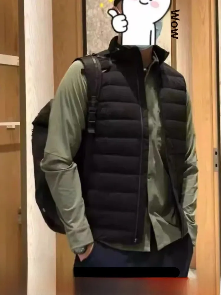 Waterproof Duck down Vest Men's Women's Autumn Winter Warm Filling Lock Velvet L Series Substitute Ultra Short Zipper Pure Color
Waterproof Duck down Vest Men's Women's Autumn Winter Warm Filling Lock Velvet L Series Substitute Ultra Short Zipper Pure Color