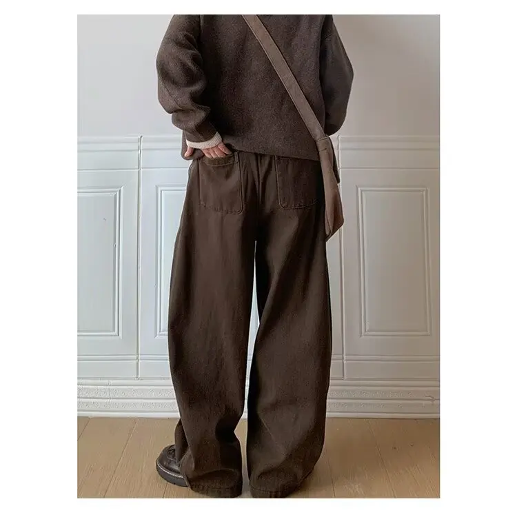 Spring 2026 High Waist Drawstring Casual Pants Workwear Trousers for Men And Women with Tie Sporty Wide Leg Polyester Fiber
Spring 2026 High Waist Drawstring Casual Pants Workwear Trousers for Men And Women with Tie Sporty Wide Leg Polyester Fiber