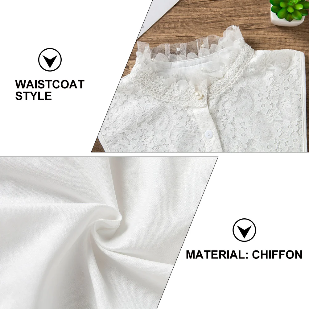 Chiffon Ruffles St Collar Detachable False Shirt Accessory Women Decorative Neckwear Sweater Hoodie Lightweight Breathing
Chiffon Ruffles St Collar Detachable False Shirt Accessory Women Decorative Neckwear Sweater Hoodie Lightweight Breathing