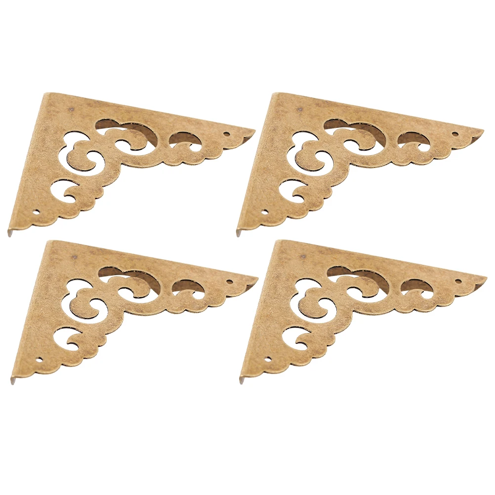 4pcs Copper Angle Guard Corner Protector Retro Jewelry Box Decorative Wood Case Furniture Protective Guards Metal Bumper
4pcs Copper Angle Guard Corner Protector Retro Jewelry Box Decorative Wood Case Furniture Protective Guards Metal Bumper