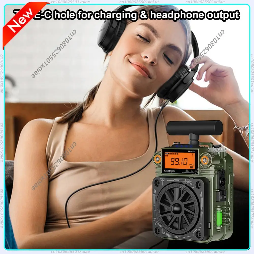 HRD-777 FM MW SW VHF WB Full-Band Bluetooth Radio Fingertip Gyroscope Mini Radio Multi-Function Mini Speaker
HRD-777 FM MW SW VHF WB Full-Band Bluetooth Radio Fingertip Gyroscope Mini Radio Multi-Function Mini Speaker 