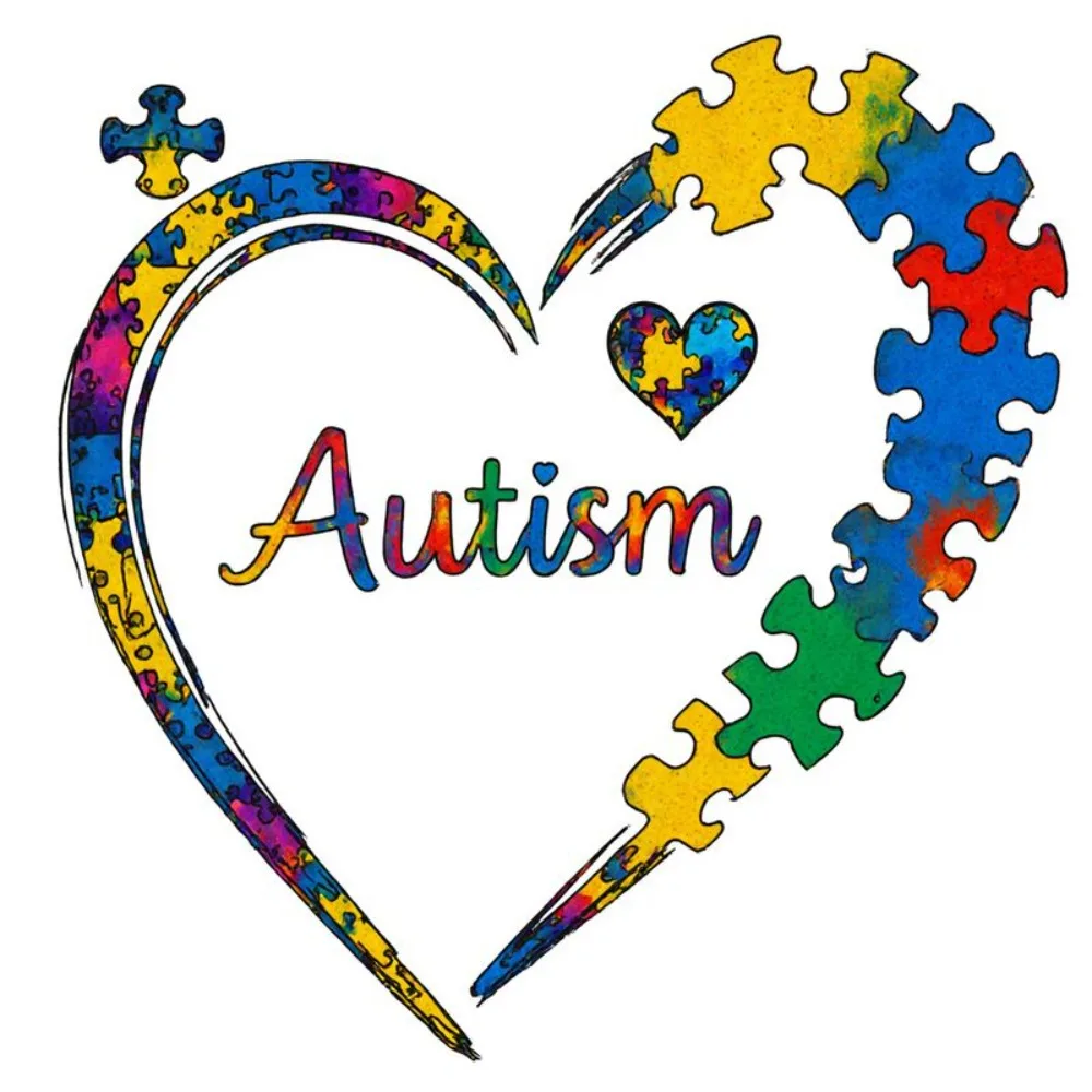 Car Vinyl Decal Autism Awareness Heart with Puzzle Design Self Adhesive Waterproof Durable Suitable for Windows Body
Car Vinyl Decal Autism Awareness Heart with Puzzle Design Self Adhesive Waterproof Durable Suitable for Windows Body