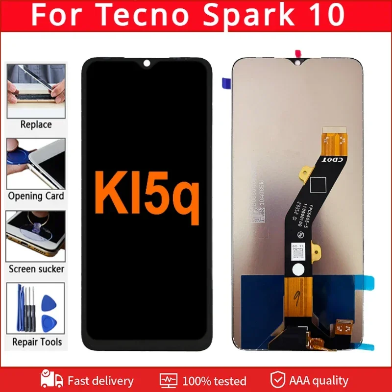 6,6-дюймовый IPS для Tecno Spark 10 KI5q ЖК-дисплей с цифровым преобразователем сенсорного экрана в сборе
6,6-дюймовый IPS для Tecno Spark 10 KI5q ЖК-дисплей с цифровым преобразователем сенсорного экрана в сборе