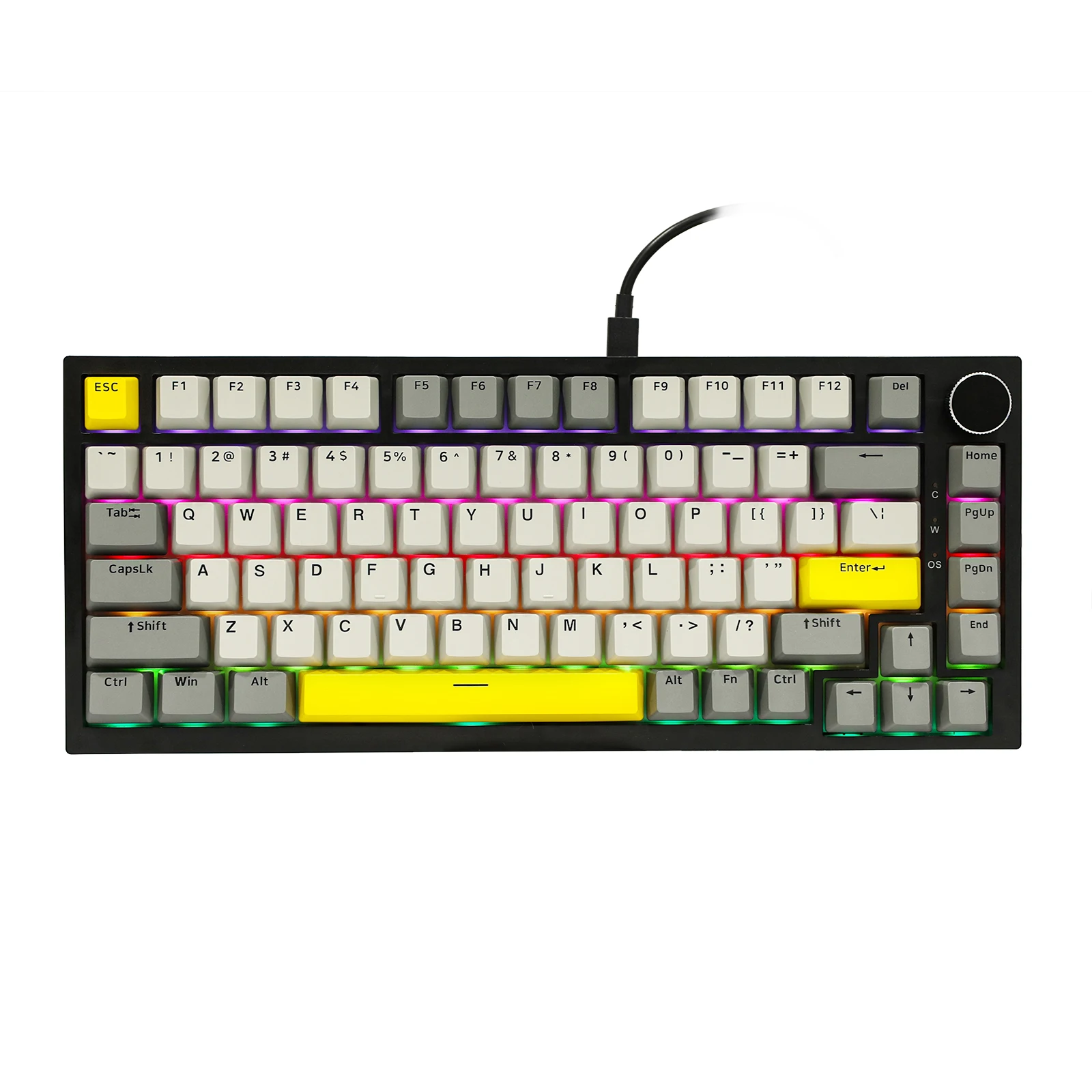 Проводная Механическая клавиатура Ajazz AK820 75% Type-C с прокладкой, совместимая с Mac/Win, для Южной Америки, с RGB-подсветкой 1,6 м
Проводная Механическая клавиатура Ajazz AK820 75% Type-C с прокладкой, совместимая с Mac/Win, для Южной Америки, с RGB-подсветкой 1,6 м