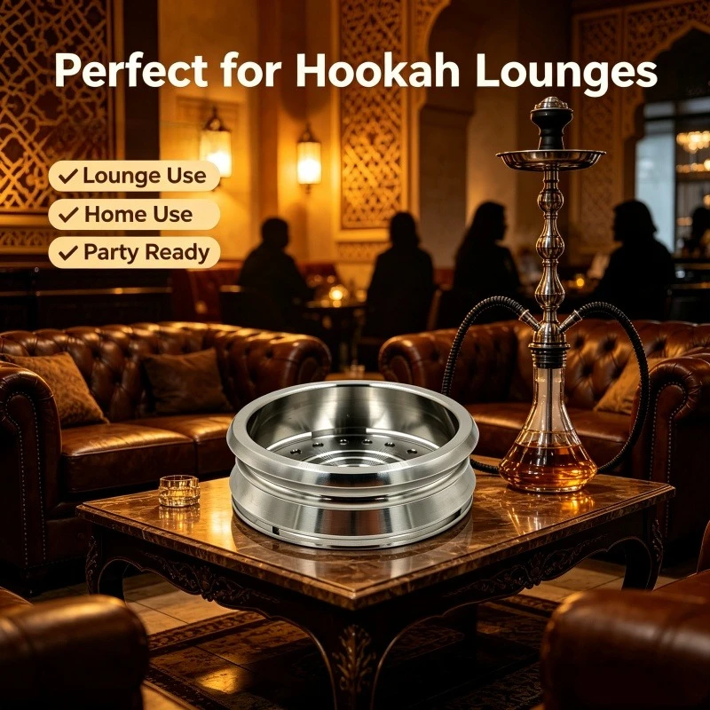 Stainless Steel Shisha Hookah HMD Heat Management Device - Narguile Cachimbas Charcoal Holder Base for Smoking Accessories
Stainless Steel Shisha Hookah HMD Heat Management Device - Narguile Cachimbas Charcoal Holder Base for Smoking Accessories