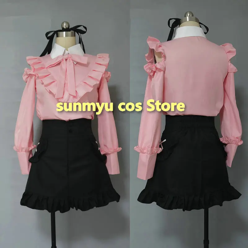 VTuber Cosplay VTuber Kuzuha Cosplay Costumes Custom Size Pink Shirt Black Skirt Uniform Halloween
VTuber Cosplay VTuber Kuzuha Cosplay Costumes Custom Size Pink Shirt Black Skirt Uniform Halloween