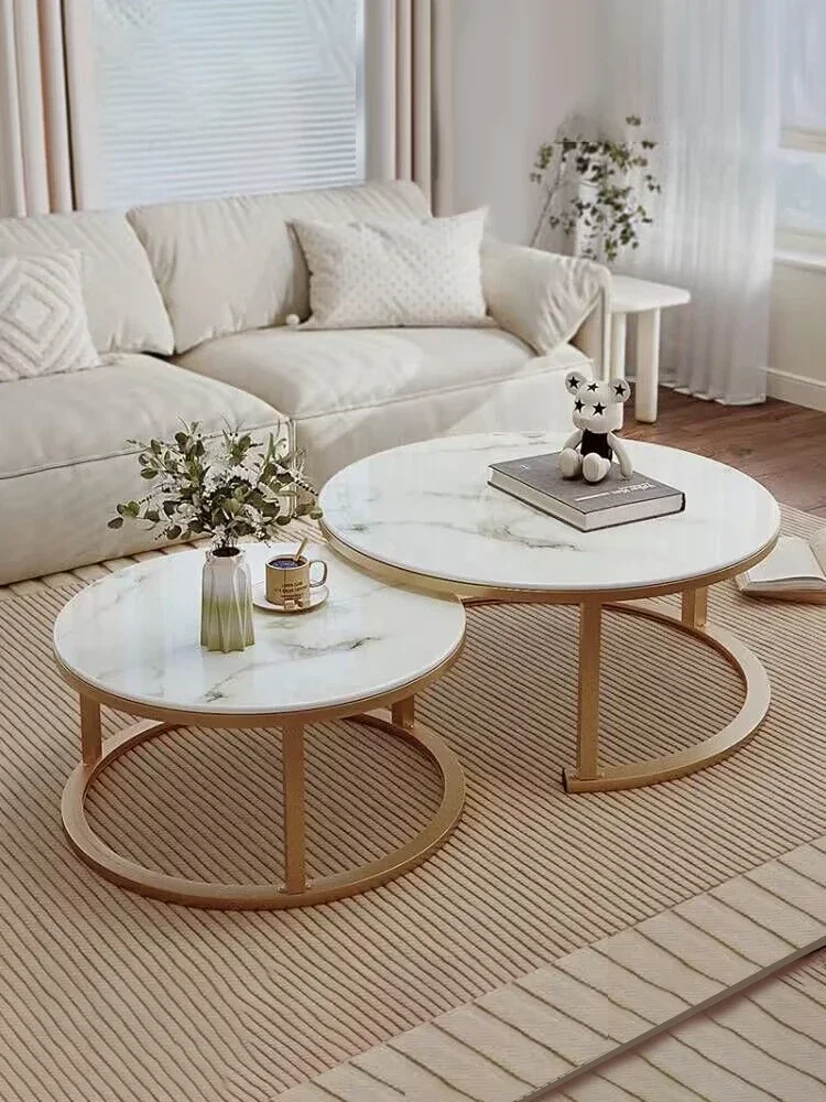 Living room household round table coffee light luxury simple modern new style sofa coffee balcony
Living room household round table coffee light luxury simple modern new style sofa coffee balcony