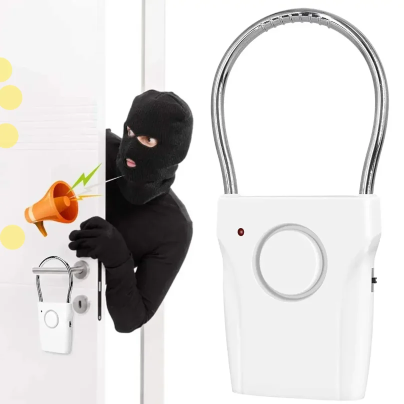 Door Handle Alarm 110dB Door Security Alarm with Adjustable Settings Alarm Equipment Battery Operated for Travel Hotel Security
Door Handle Alarm 110dB Door Security Alarm with Adjustable Settings Alarm Equipment Battery Operated for Travel Hotel Security