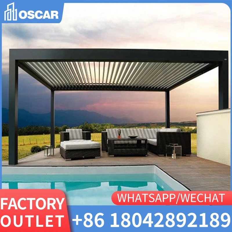 Waterproof UV-resistance Custom Aluminium Garden Outdoor Electric Pergola Outdoor Aluminium Louver Pergola
Waterproof UV-resistance Custom Aluminium Garden Outdoor Electric Pergola Outdoor Aluminium Louver Pergola
