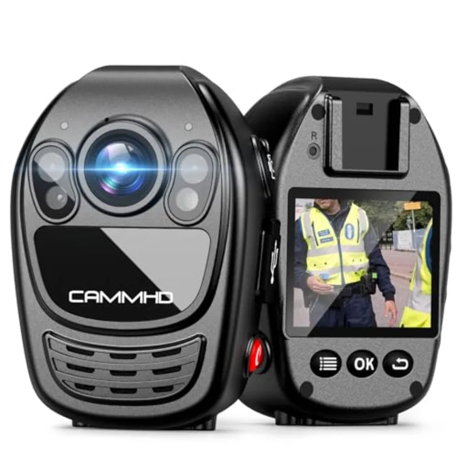 Police and personal use body camera with 2K/1440P video, audio, image capture; 3500mAh battery for 12hrs operation; night visio
Police and personal use body camera with 2K/1440P video, audio, image capture; 3500mAh battery for 12hrs operation; night visio