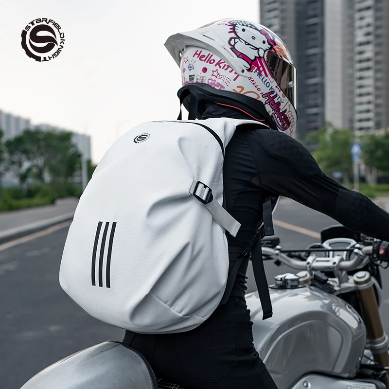 SFK Motorcycle Helmet Bag Outdoor Travel Cycling Backpack High-capacity Breathable Splash-proof Water Fabric Riding Gears Pack
SFK Motorcycle Helmet Bag Outdoor Travel Cycling Backpack High-capacity Breathable Splash-proof Water Fabric Riding Gears Pack