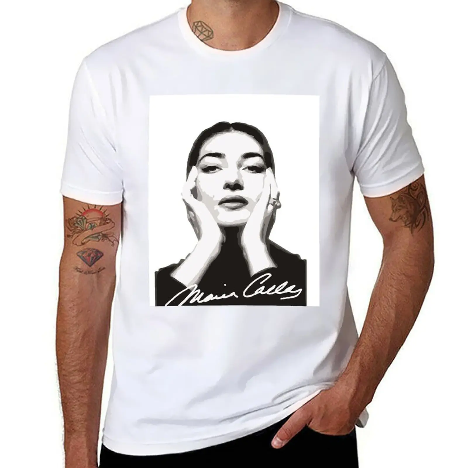 Maria CALLAS T-Shirt man tshirt t shirt man cotton T-Shirt 
Maria CALLAS T-Shirt man tshirt t shirt man cotton T-Shirt