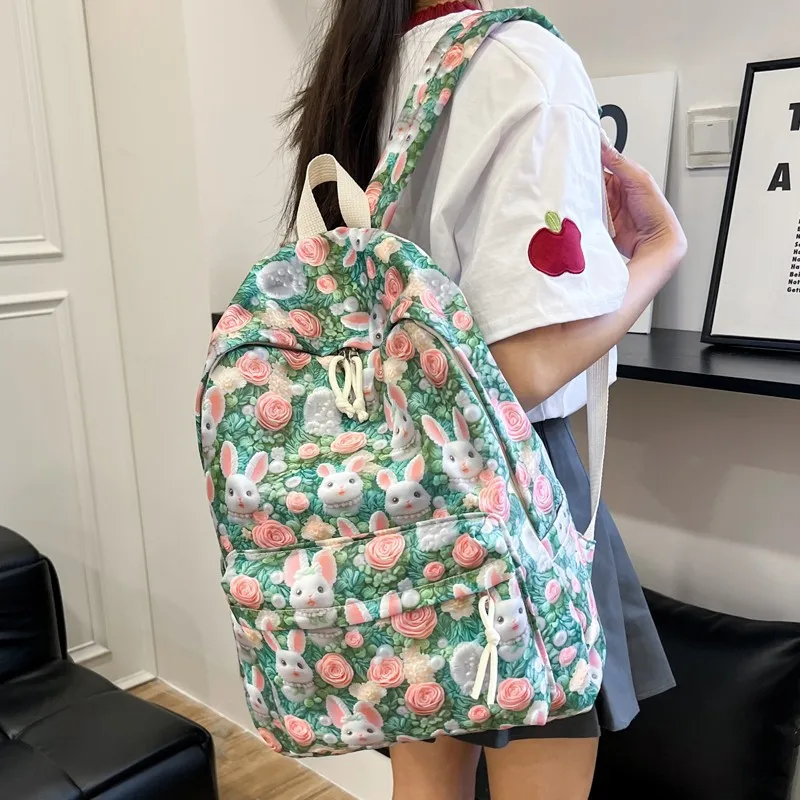 Cartoon Rabbit Cute Backpack Large Capacity Kids Backpacks for Boy Leisure Travel Backpack School Bags Class Bags for Girl Sac
Cartoon Rabbit Cute Backpack Large Capacity Kids Backpacks for Boy Leisure Travel Backpack School Bags Class Bags for Girl Sac