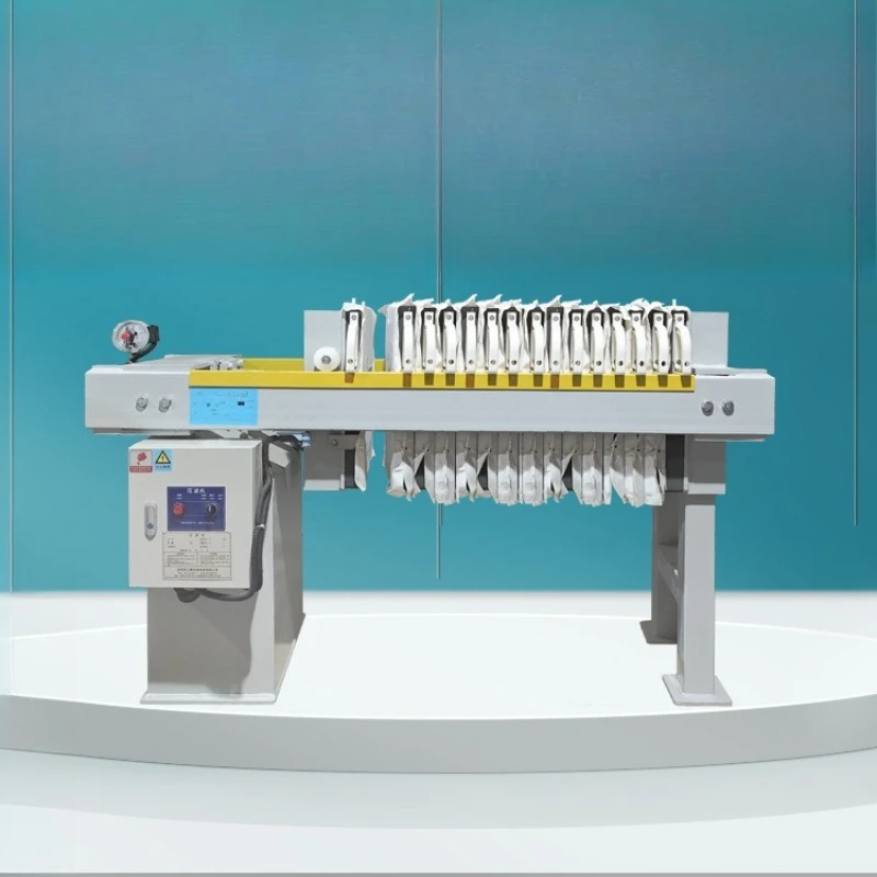 Filter Press Mud Dewatering Sewage Mud Press Automatic Hydraulic Automatic Pressure Keeping Plate and Frame Filter Press
Filter Press Mud Dewatering Sewage Mud Press Automatic Hydraulic Automatic Pressure Keeping Plate and Frame Filter Press