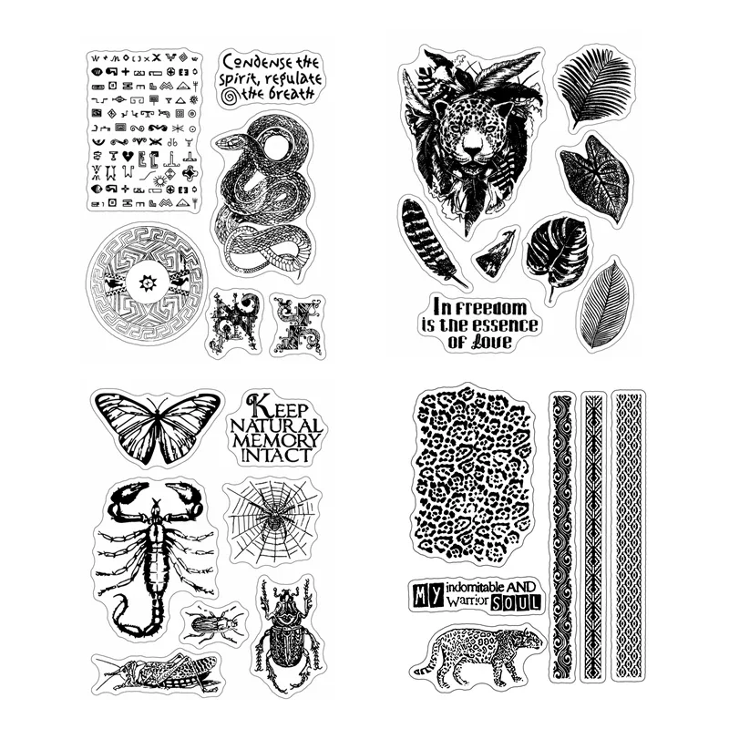 2022 DIY New Arrivals Clear Stamps Seal For Scrapbooking and Card Making Amazonia Butterfly Snake Stamp Set Account Craft Set
2022 DIY New Arrivals Clear Stamps Seal For Scrapbooking and Card Making Amazonia Butterfly Snake Stamp Set Account Craft Set