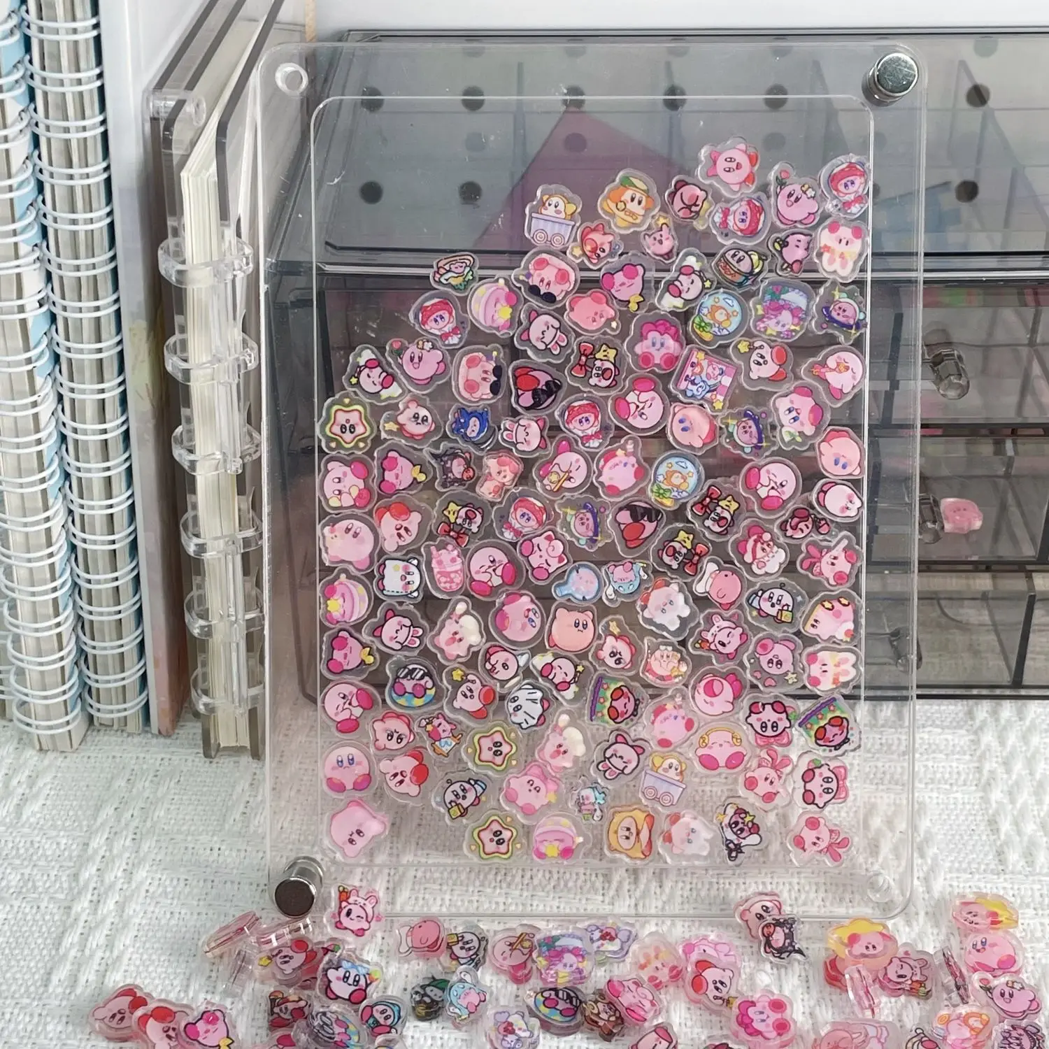 Kirby 1cm Cute Cartoon Ins Acrylic Pieces Mini Mixed Frame Ring Holder Hair Tie Accessories
Kirby 1cm Cute Cartoon Ins Acrylic Pieces Mini Mixed Frame Ring Holder Hair Tie Accessories