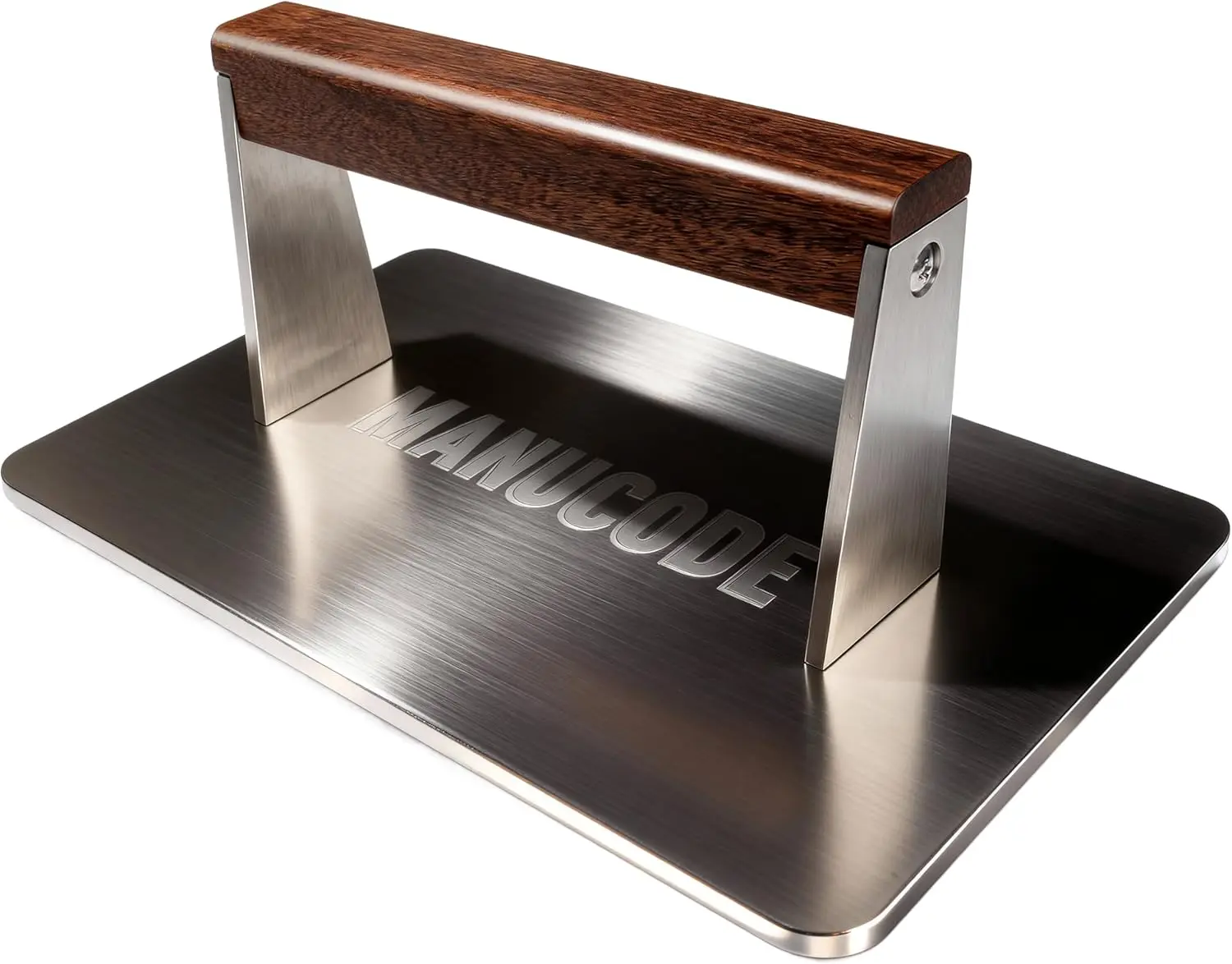 Heavy Stainless Steel Grill Press for Burgers, Steaks & Bacon - Flat Top Griddle Accessory with Cool Handle
Heavy Stainless Steel Grill Press for Burgers, Steaks & Bacon - Flat Top Griddle Accessory with Cool Handle