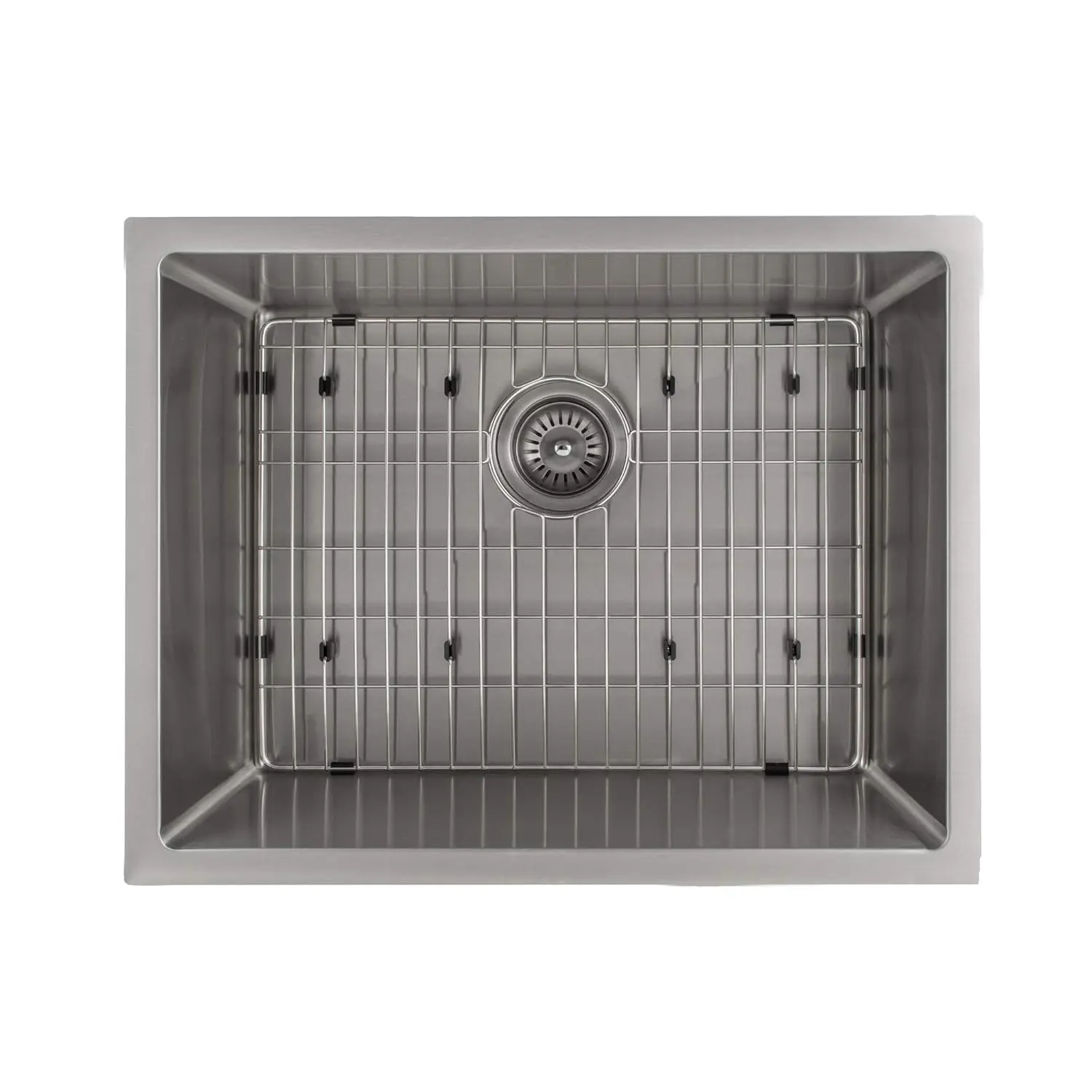 23 inch Undermount Single Bowl Stainless Steel Kitchen Sink with Bottom Grid for Kitchen RV Camper Bar, Custom
23 inch Undermount Single Bowl Stainless Steel Kitchen Sink with Bottom Grid for Kitchen RV Camper Bar, Custom