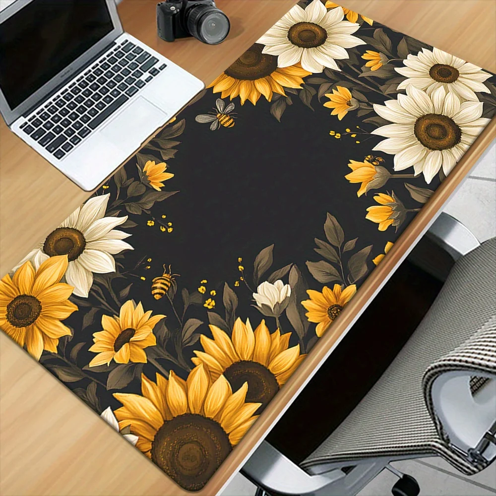 Sunflower and Bee Mouse Pad Large Non-Slip Rubber Gaming Desk Mat for Office and Desktop
Sunflower and Bee Mouse Pad Large Non-Slip Rubber Gaming Desk Mat for Office and Desktop