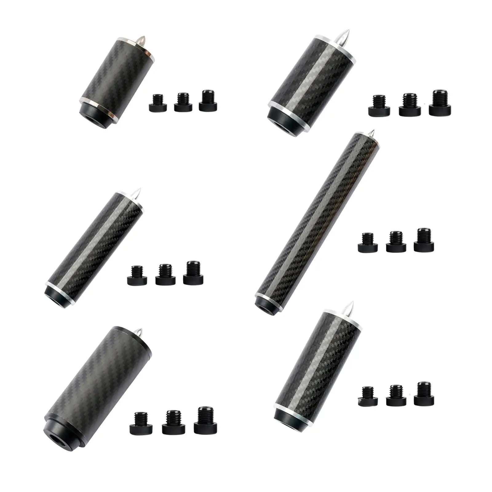 Premium Carbon Fiber Billiards Pool Cue Extension Set with Protective
Premium Carbon Fiber Billiards Pool Cue Extension Set with Protective