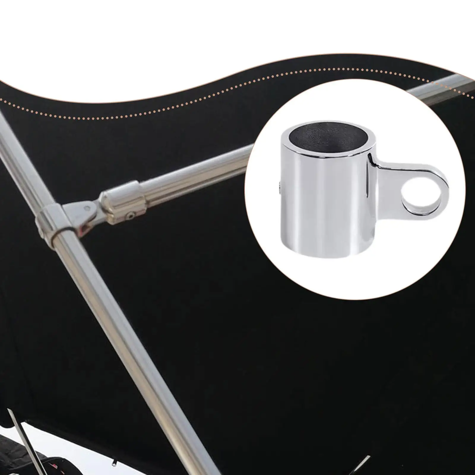 Compact Marine Tube Connector 316 Stainless Steel Folding Swivel Pipe Fitting for 1 Inch Bimini Top Boats Hardware
Compact Marine Tube Connector 316 Stainless Steel Folding Swivel Pipe Fitting for 1 Inch Bimini Top Boats Hardware