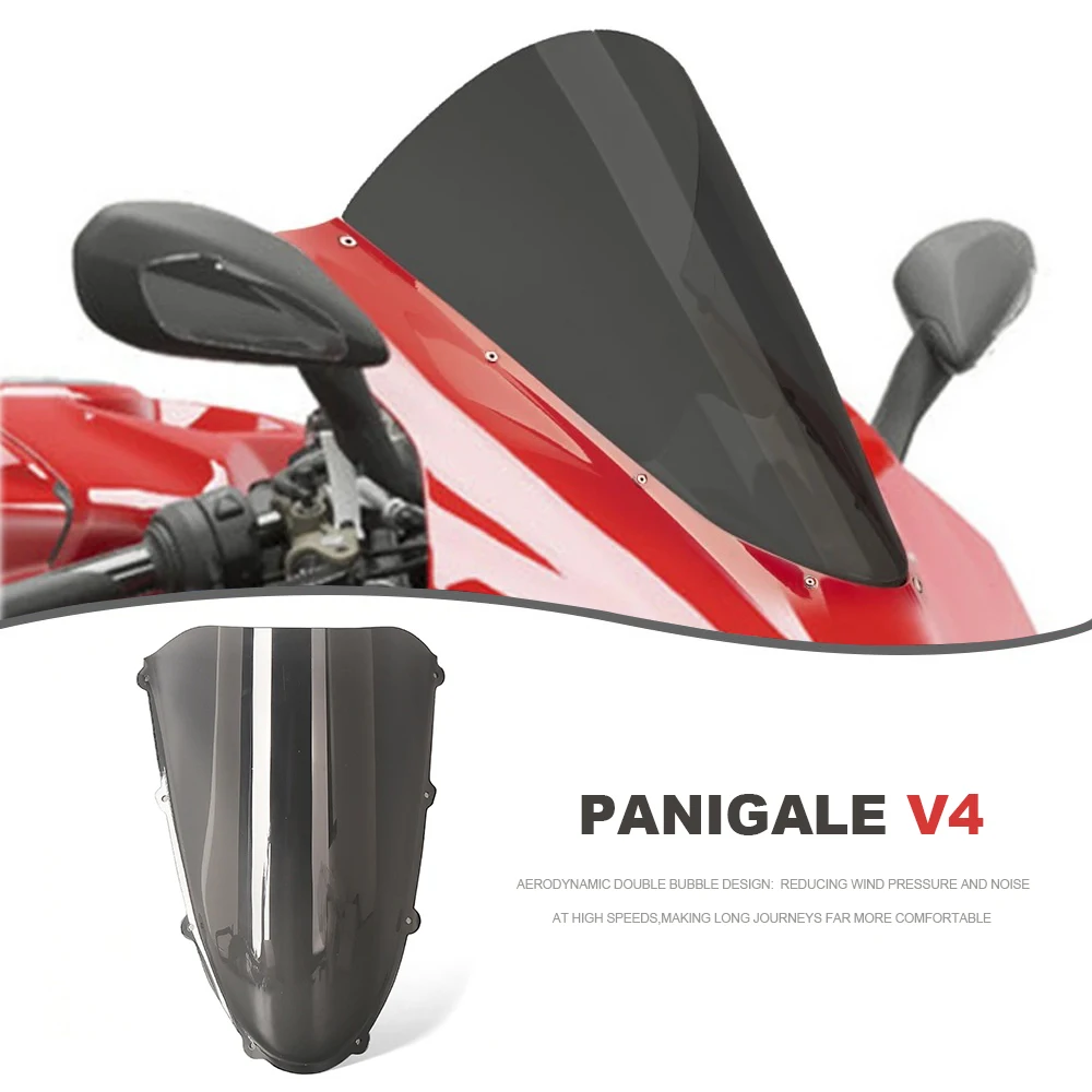 For Ducati Panigale V4 V4S V4R 2025 2026 Windshield Motorcycle Windscreen Fairing Wind Protection Accessories
For Ducati Panigale V4 V4S V4R 2025 2026 Windshield Motorcycle Windscreen Fairing Wind Protection Accessories