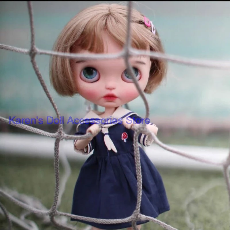 Новое поступление 2026 года, школьный стиль, 1 шт., цельное платье Blythe/landoudou, костюм моряка (подходит для Lulu,ymy24,Ob22,24,26,zone, Дженни)
Новое поступление 2026 года, школьный стиль, 1 шт., цельное платье Blythe/landoudou, костюм моряка (подходит для Lulu,ymy24,Ob22,24,26,zone, Дженни)