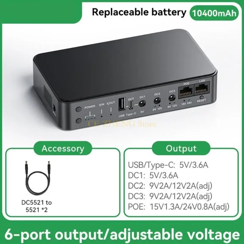 E56B Travel Ups Backage Backage 9000/10400/18000mah для камер и домашних помощников
E56B Travel Ups Backage Backage 9000/10400/18000mah для камер и домашних помощников