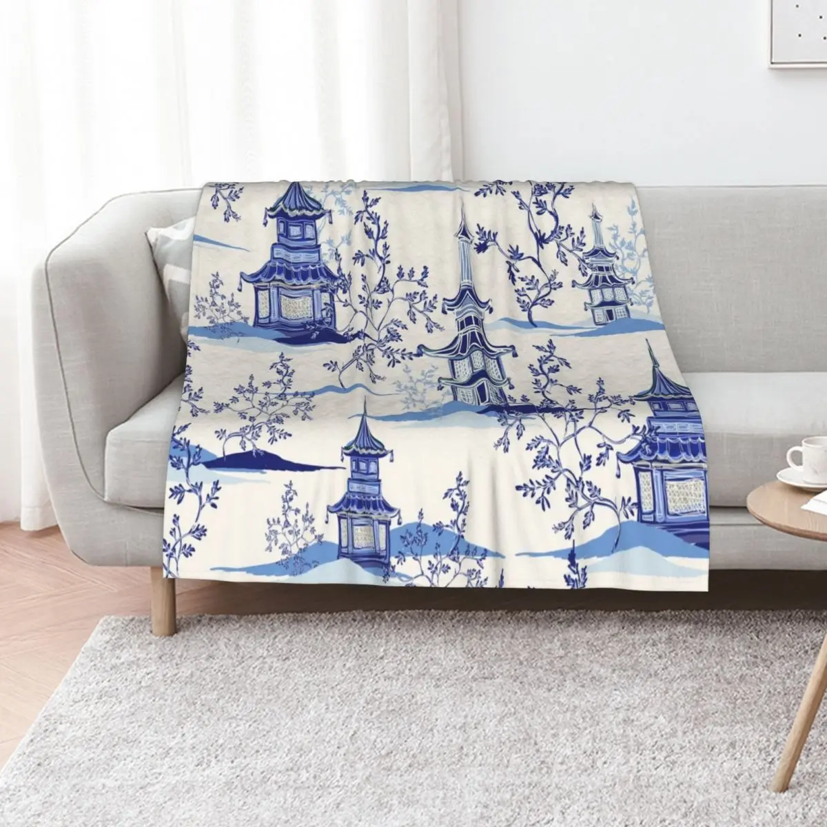 Delft Blue and White Porcelain - Chinoiserie Vintage Tea House Garden Throw Blanket blankets ands Kid'S Travel anime Blankets
Delft Blue and White Porcelain - Chinoiserie Vintage Tea House Garden Throw Blanket blankets ands Kid'S Travel anime Blankets