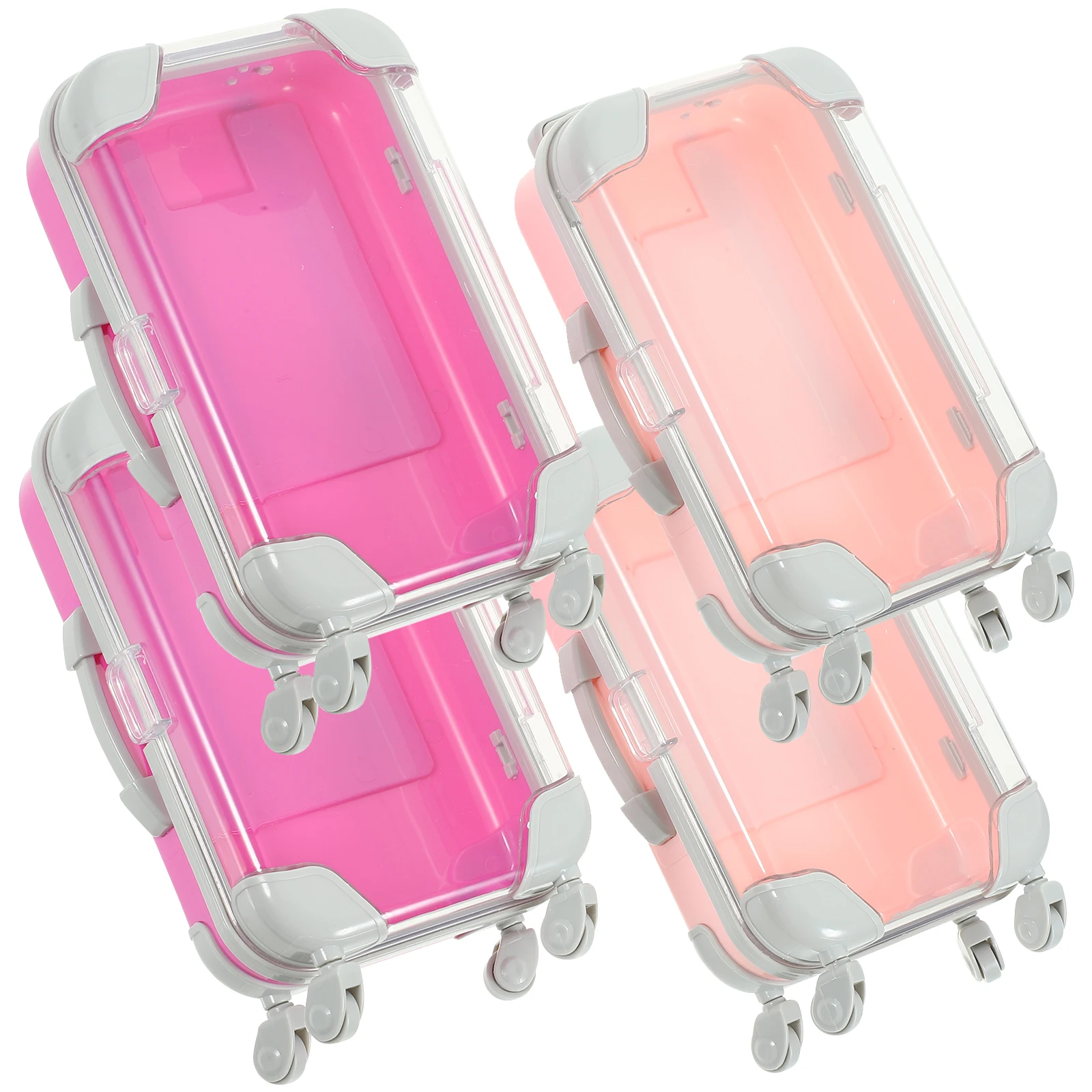 4pcs Eyelash Box Mini Suitcase Bag Women Travel Makeup Case Portable Luggage Organizer Pink Rose Small Size Storage
4pcs Eyelash Box Mini Suitcase Bag Women Travel Makeup Case Portable Luggage Organizer Pink Rose Small Size Storage