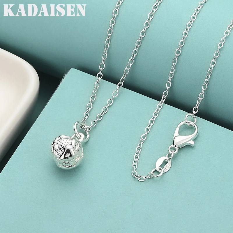 Fine 925 Sterling Silver Ball 16-30 Inch Pendant Necklace For Women Wedding Engagement Fashion Charm Jewelry Gifts
Fine 925 Sterling Silver Ball 16-30 Inch Pendant Necklace For Women Wedding Engagement Fashion Charm Jewelry Gifts