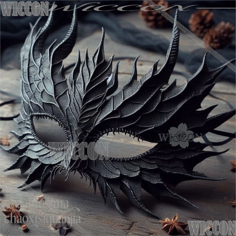 Black Dragonscale Masquerade Mask Cosplay Horror Halloween Party Roleplay 3D Polylactic Acid Accessories ComicCon Festival Fancy
Black Dragonscale Masquerade Mask Cosplay Horror Halloween Party Roleplay 3D Polylactic Acid Accessories ComicCon Festival Fancy