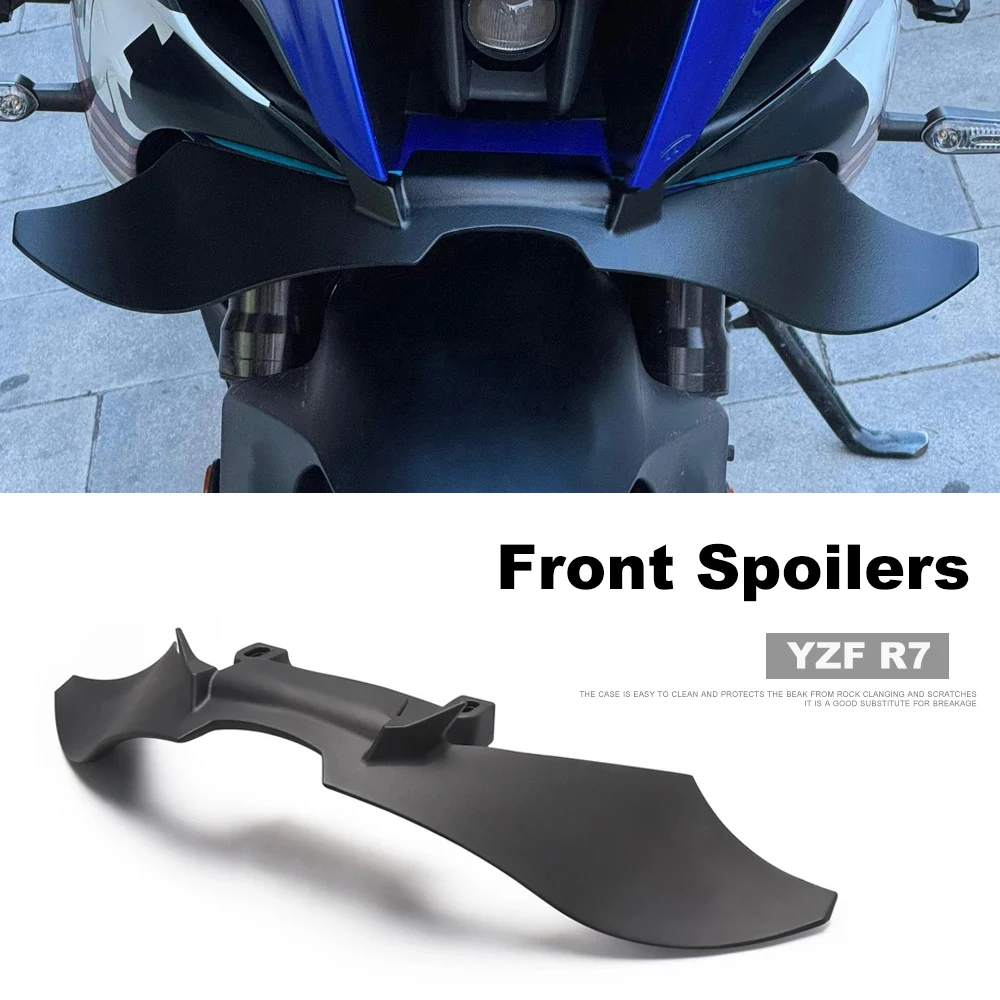 For Yamaha YZF-R7 YZF R7 YZFR7 2025 Motorcycle Black Downforce Naked Frontal Spoilers Front Spoiler Kit Winglet Aerodynamic Wing 
For Yamaha YZF-R7 YZF R7 YZFR7 2025 Motorcycle Black Downforce Naked Frontal Spoilers Front Spoiler Kit Winglet Aerodynamic Wing