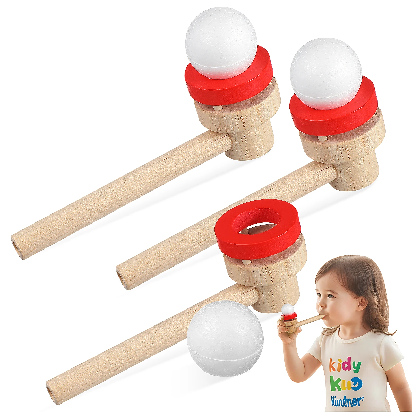 3 Pcs Wooden Ball Blower Colorful Toy Pipes for Kids Physical Exercise Educational Floating Ball Toys Blow Game
3 Pcs Wooden Ball Blower Colorful Toy Pipes for Kids Physical Exercise Educational Floating Ball Toys Blow Game
