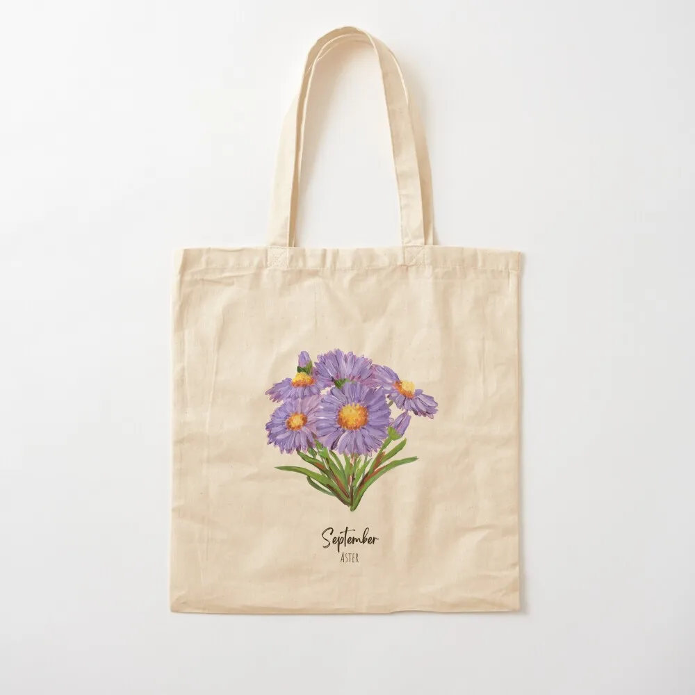 September Birth Flower Aster Tote Bag tote bags men Shopper Eco bag Shopping bags Canvas Tote Bag
September Birth Flower Aster Tote Bag tote bags men Shopper Eco bag Shopping bags Canvas Tote Bag
