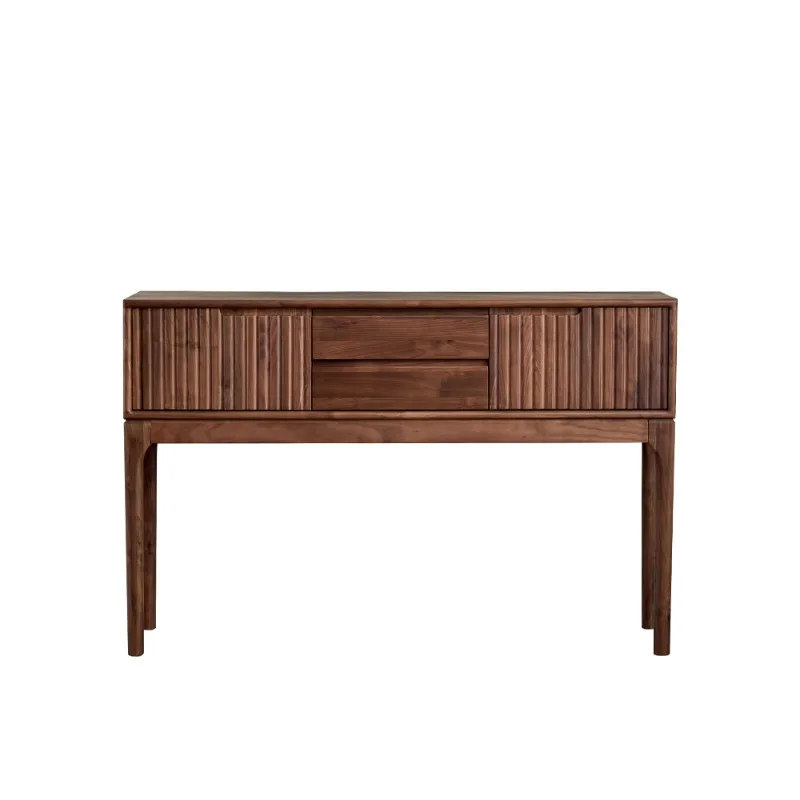Nordic black walnut entrance cabinet Solid wood entrance table case Simple long cabinet New Chinese style foyer aisle side cabin
Nordic black walnut entrance cabinet Solid wood entrance table case Simple long cabinet New Chinese style foyer aisle side cabin