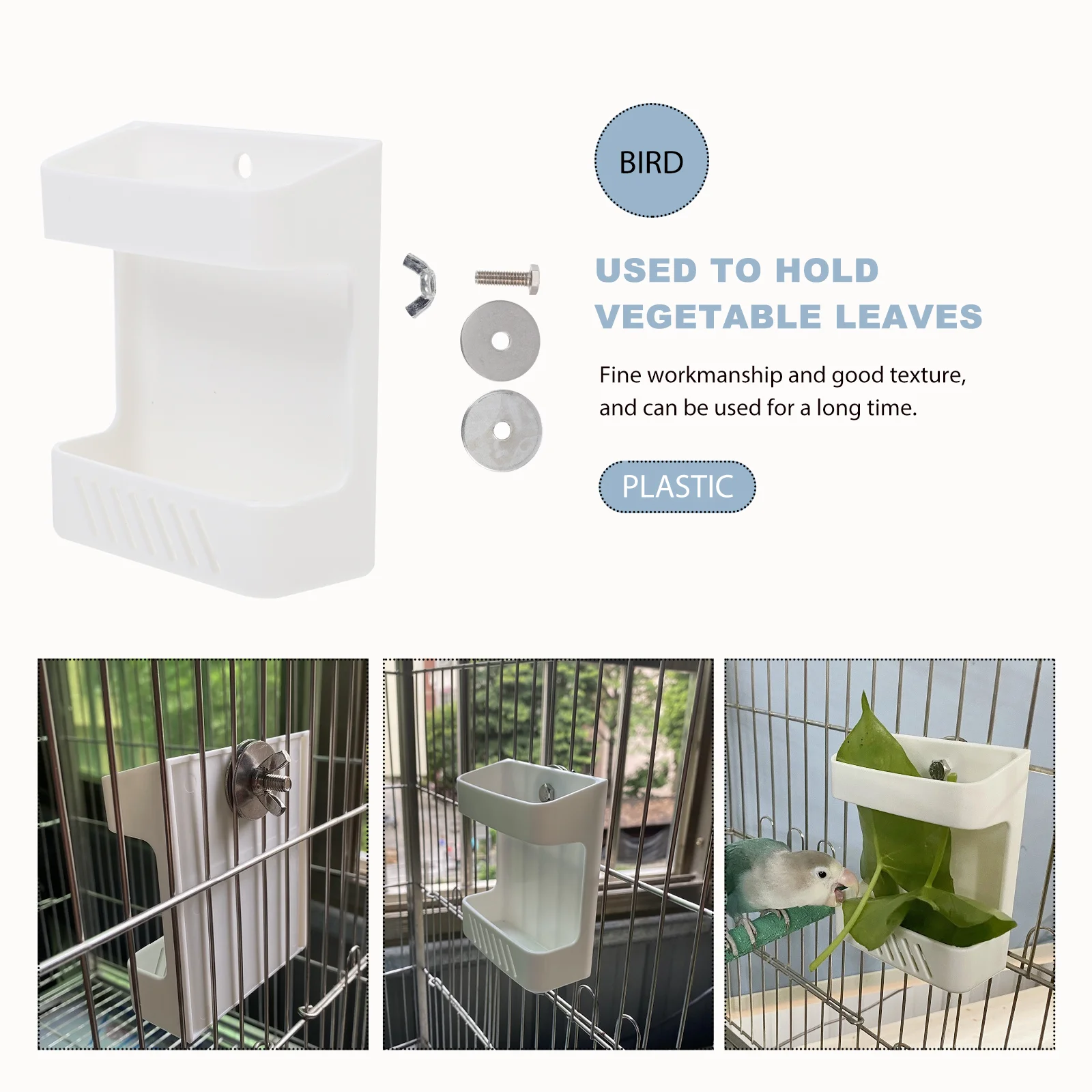 2 Pcs Vegetable Hanging Basket Bird Cage Pet Food Baskets Supplies Toy Plastic Fruit Feeder Outdoor Feeders for Outdoors
2 Pcs Vegetable Hanging Basket Bird Cage Pet Food Baskets Supplies Toy Plastic Fruit Feeder Outdoor Feeders for Outdoors