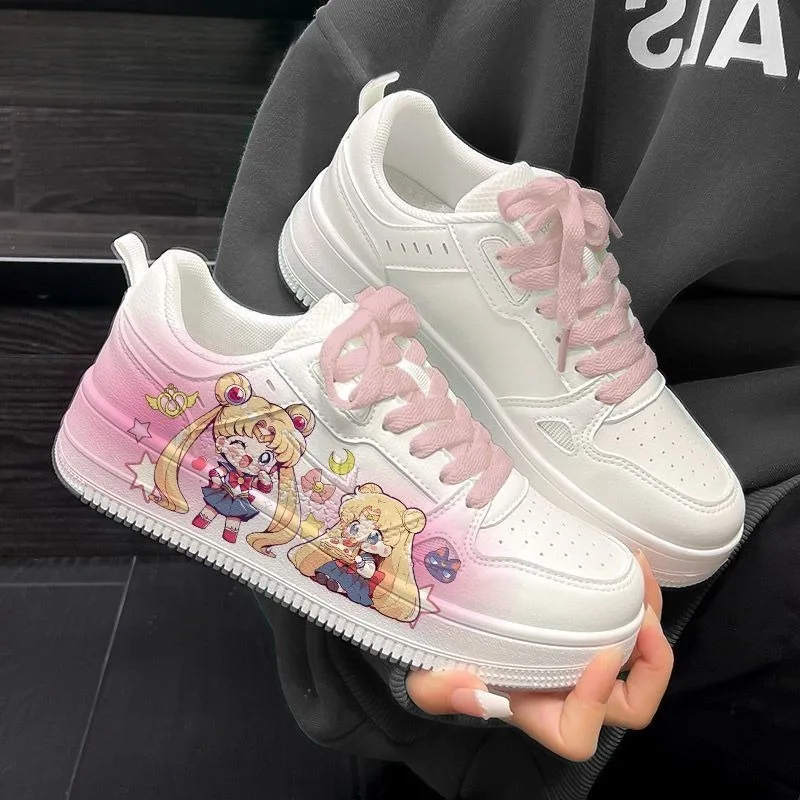 Genuine creative Sailor Moon campus kawaii moon hare casual shoes cute cartoon water ice moon anime versatile sports shoes gift
Genuine creative Sailor Moon campus kawaii moon hare casual shoes cute cartoon water ice moon anime versatile sports shoes gift