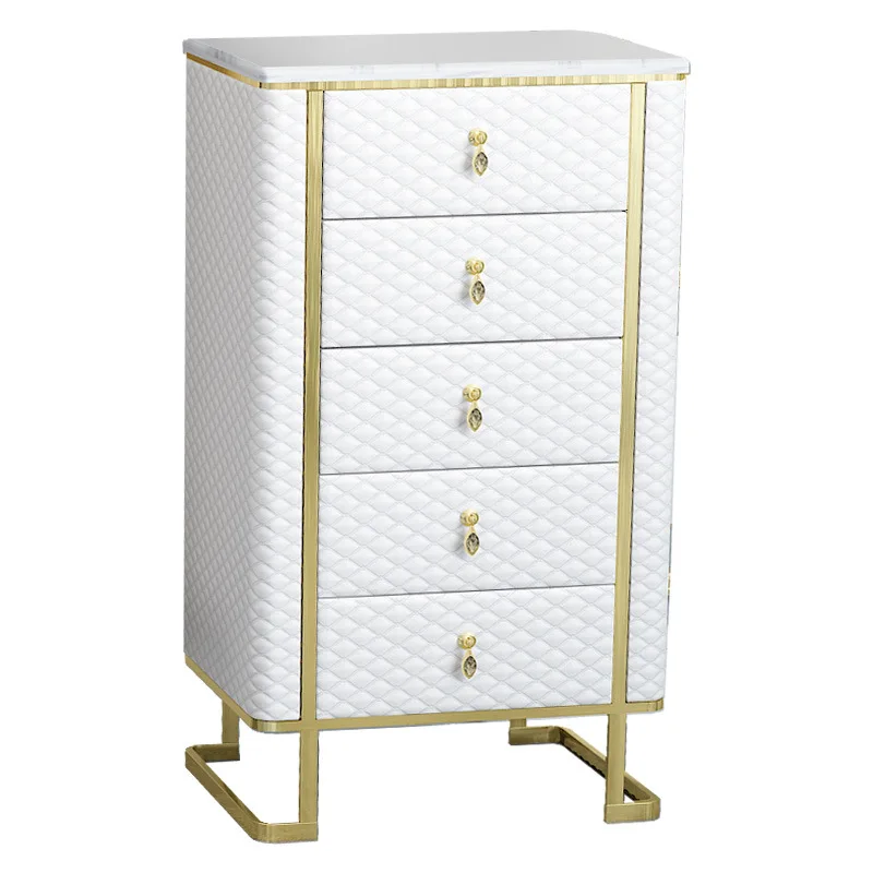 Postmodern light luxury chest simple stainless steel gold-plated marble three four five chest cabinet storage bedside cabinet
Postmodern light luxury chest simple stainless steel gold-plated marble three four five chest cabinet storage bedside cabinet
